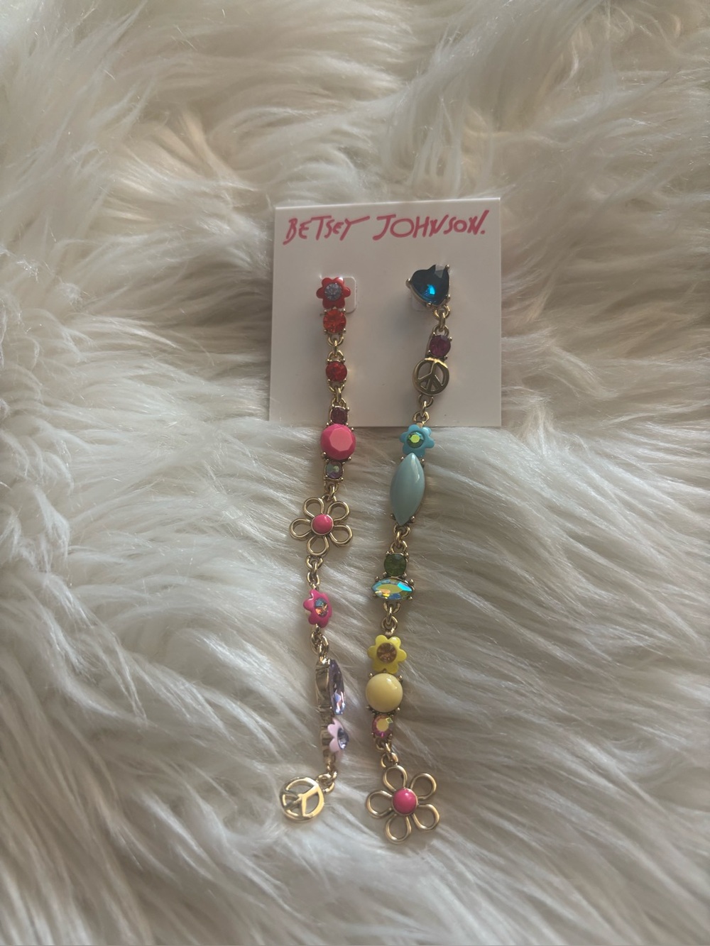 Betsey Johnson drop earrings